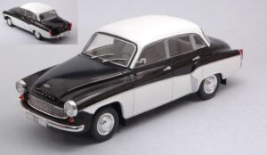 Wartburg 312 Black/White scala 1:24 Whitebox