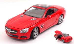 Mercedes Sl500 2012 Hard Top Red scala 1:24