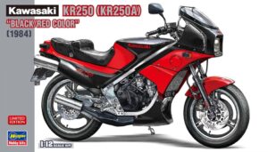 Kawasaki KR250 Black/Red Kit scala 1:12