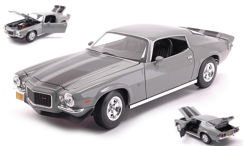 Chevrolet Camaro Z28 1971 Grey 1:18 DS Modellismo Chevrolet Camaro Z28 1971 Grey scala 1:18