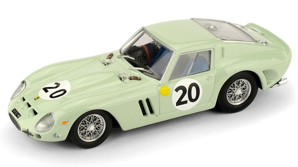 Ferrari 250 GTO N.20 24 H Le Mans 1962 Ireland-Gregory 1:43 DS Modellismo Ferrari 250 GTO 24 H Le Mans 1962 scala 1:43