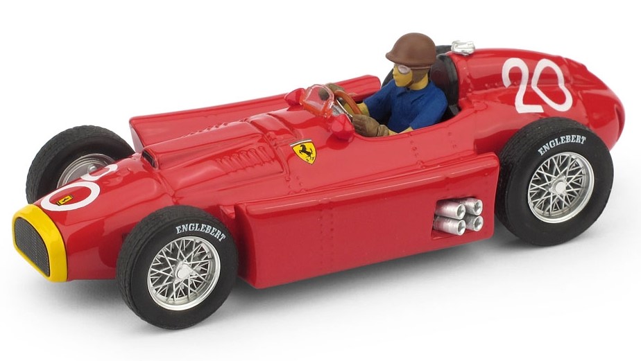 Ferrari D 50 J.M.Fangio 1956 N.20 4rt Monaco GP W/Pilote 1:43 DS Modellismo Ferrari D 50 J.M.Fangio 1956 4rt scala 1:43