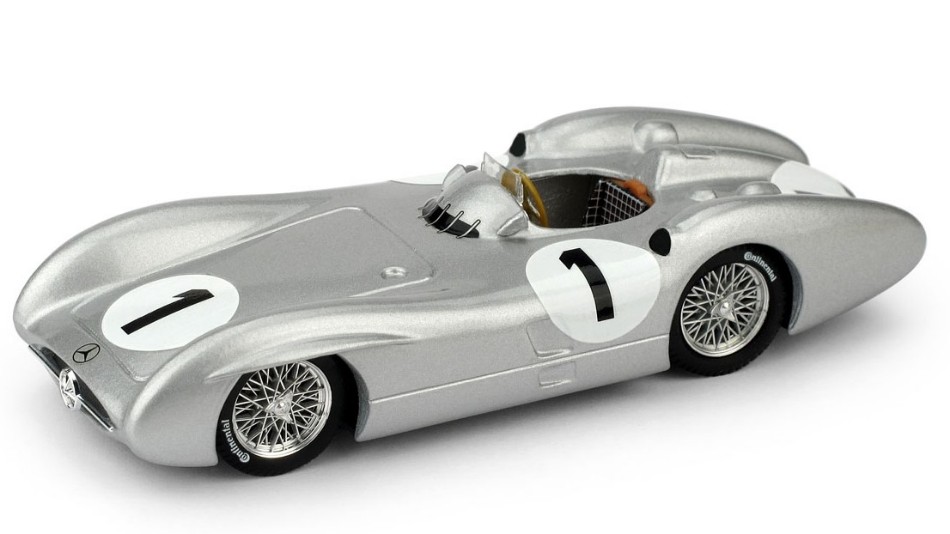 Mercedes W 196 J.M.Fangio 1954 N.1 4th GR.Britain GP World Champion 1:43 DS Modellismo Mercedes W 196 J.M.Fangio 1954 scala 1:43
