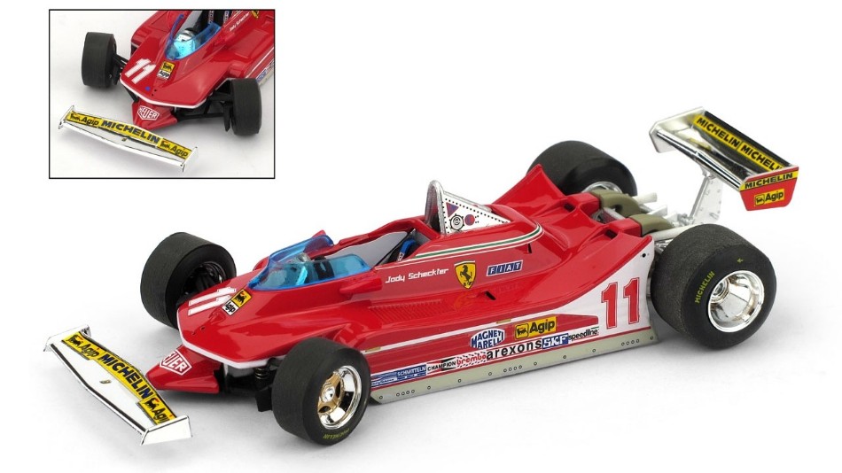Ferrari 312 T4 J.Scheckter 1979 N.11 World Champion Ruote Sterzanti 1:43 DS Modellismo Ferrari 312 T4 J.Scheckter 1979 scala 1:43