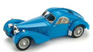 Bugatti Atlantic 1938 Blue Brumm scala 1:43
