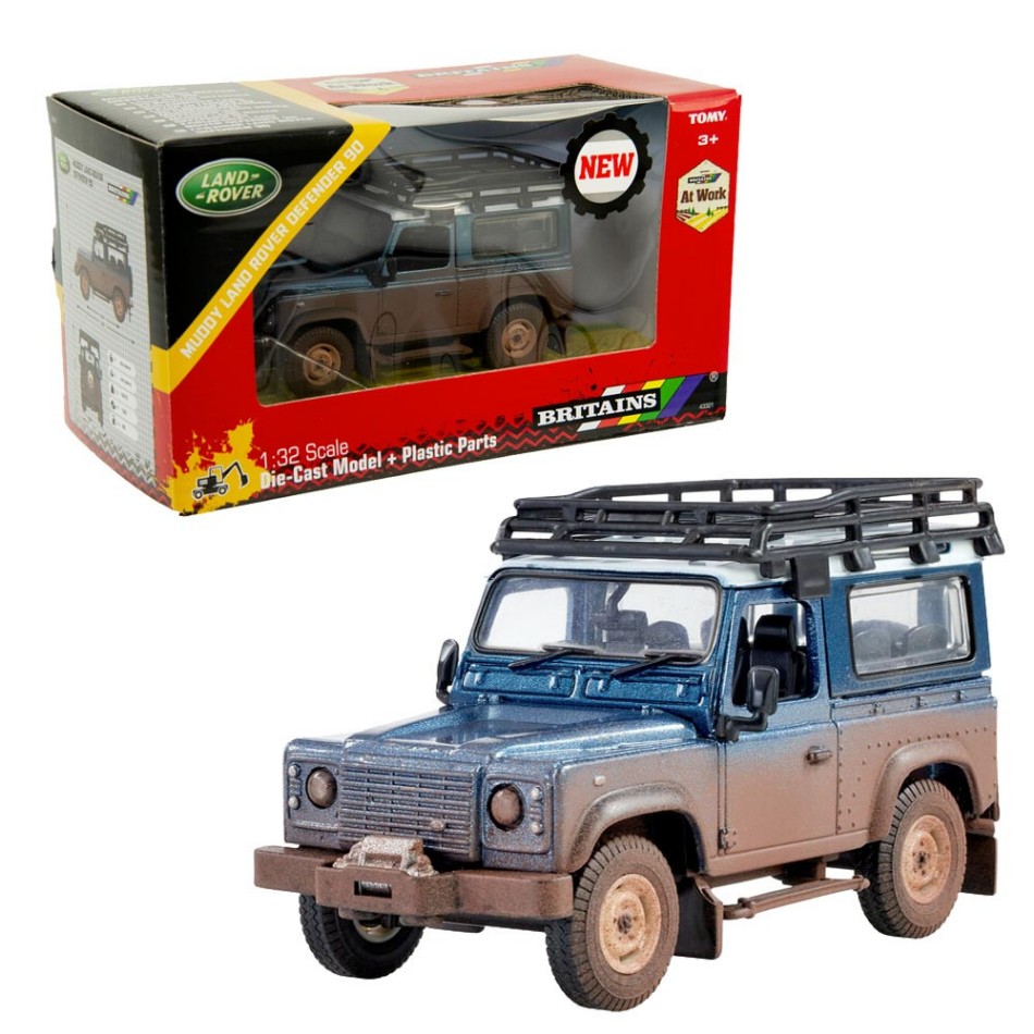 Muddy Land Rover Defender 1:32 DS Modellismo Muddy Land Rover Defender scala 1:32