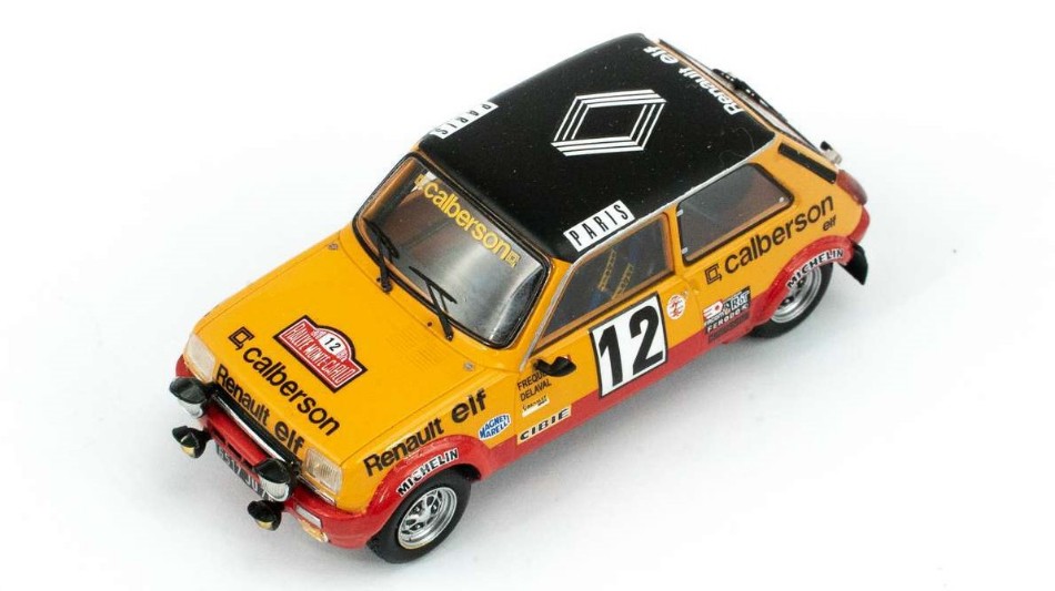 Renault 5 GR.2 N.12 3rd Monte Carlo 1978 G.Frequelin-J.Delaval DS Modellismo Renault 5 GR.2 3rd Monte Carlo scala 1:43