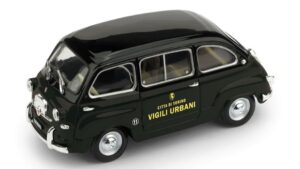 Fiat 600 Multipla 1956 Vigili scala 1:43