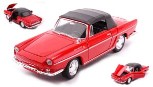 Renault Caravelle Soft Top Red scala 1:24