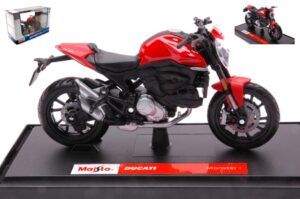 Ducati Monster 2021 Red Maisto scala 1:18