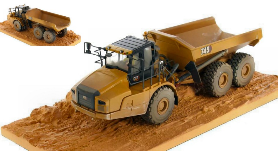 Cat 745 Articulated Truck 1:50 DS Modellismo Cat 745 Articulated Truck scala 1:50