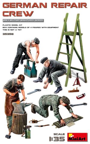German Repair Crew Kit scala 1:35 Miniart