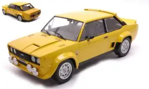 Fiat 131 Abarth 1980 Yellow scala 1:18