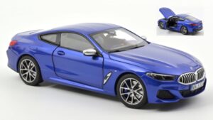 BMW M850I 2019 Blue Metallic scala 1:18