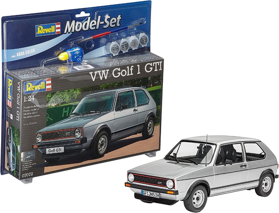 VW Golf 1 GTI Kit Model Set 1:24 DS Modellismo VW Golf 1 GTI Kit Model Set scala 1:24