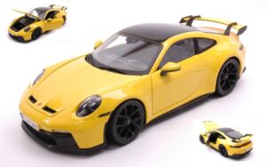 Porsche 911 Gt3 2022 Yellow scala 1:18