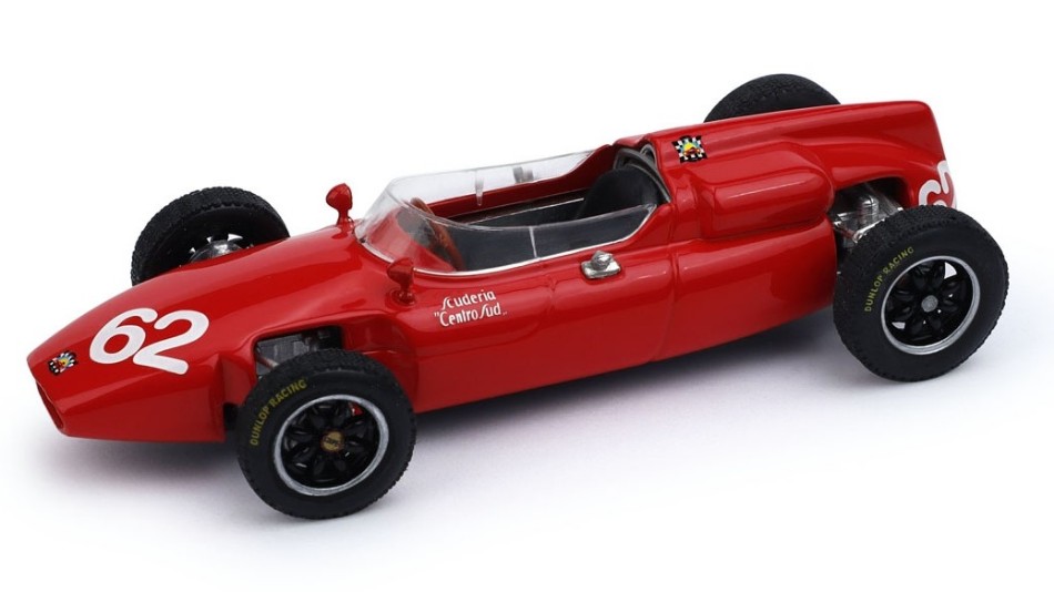 Cooper T53 Maserati N.62 Italy GP 1961 Lorenzo Bandini 1:43 DS Modellismo Cooper T53 Maserati Italy GP 1961 scala 1:43