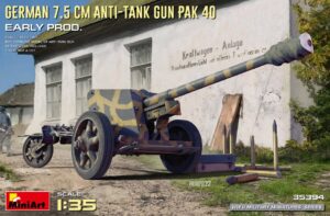 German 7,5 cm Anti-Tank Gun Pak scala 1:35