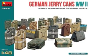 German Jerry Cans WW2 Kit scala 1:48 Miniart
