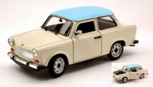 Trabant 601 1964 Beige/Light Blue scala 1:24
