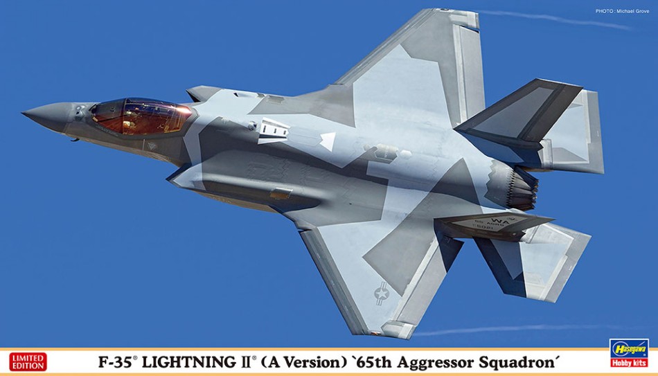 F-35 Lightning II (A Version) 65th Aggressor Squadron Kit 1:72 DS Modellismo F-35 Lightning II 65th Aggressor scala 1:72