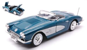 Chevrolet Corvette 1958 Blue scala 1:18