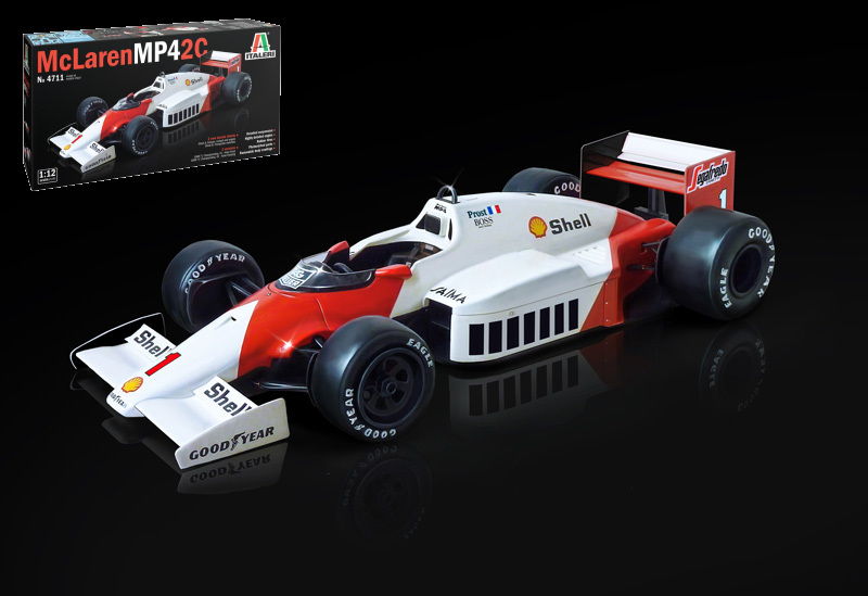 MC Laren MP4/2C 1986 Alan Prost/Keke Rosberg Kit 1:12 DS Modellismo Mc Laren MP4/2C 1986 Alan scala 1:12
