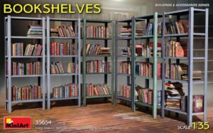 Bookshelves Kit scala 1:35 Miniart