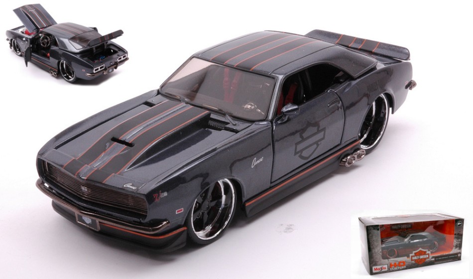 Chevrolet Camaro Z28 Custom 1968 Harley Davidson 1:24 DS Modellismo Chevrolet Camaro Z28 Custom 1968 scala 1:24