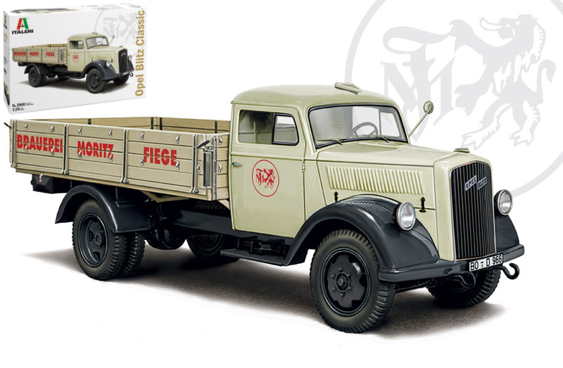 Opel Blitz Classic Truck Kit 1:24 DS Modellismo Opel Blitz Classic Truck Kit scala 1:24