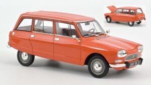 Citroen Ami 8 1975 Orange scala 1:18 Norev
