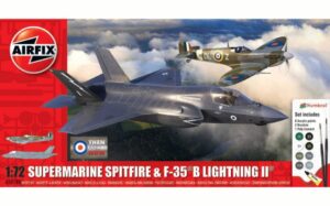 Then Now Spitfire Mk Vc & F-35B scala 1:72