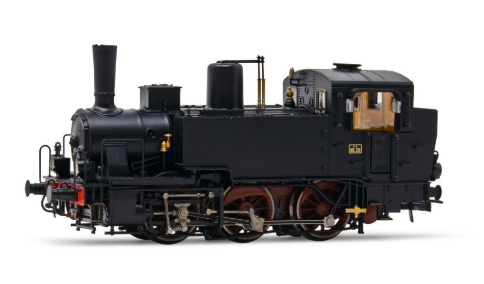 FS Locomotiva a Vapore Gr.835 con Fanali a Petrolio Epoca III 1:87 Scala H0 DS Modellismo FS Locomotiva a Vapore Gr.835 scala H0