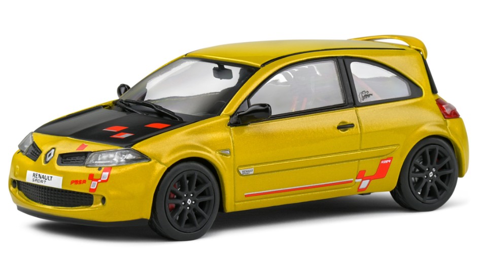 Renault Megane R26-R 2008 Sirius Yellow 1:43 DS Modellismo Renault Megane R26-R 2008 Sirius scala 1:43
