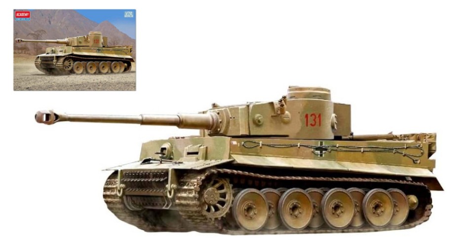 German Tiger Version Early Kit 1:72 DS Modellismo German Tiger Early Kit scala 1:72 Academy