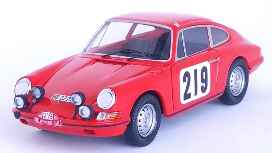 Porsche 911T Rally Monte Carlo 1968 Waldegaard/Helmer DS Modellismo Porsche 911T Rally Monte Carlo scala 1:43