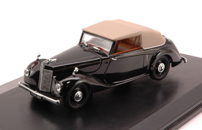 Armstrong Siddeley Hurricane Cabrio Soft Top 1946 Black 1:43 DS Modellismo Armstrong Siddeley Hurricane scala 1:43