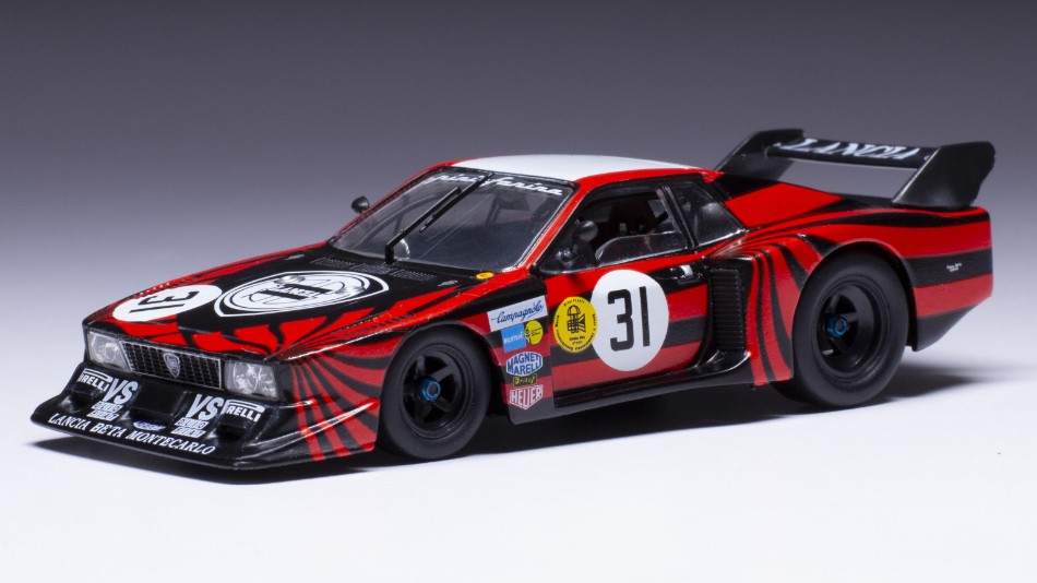 Lancia Beta Montecarlo N.31 6h Brands Hatch 1979 R.Patrese-W.Rohrl 1:43 DS Modellismo Lancia Beta Montecarlo 6h Brands scala 1:43