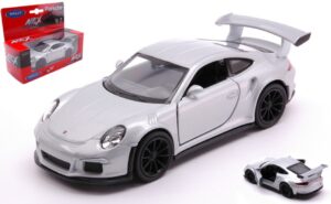 Porsche 911 Gt3 RS Silver Cm11 Welly