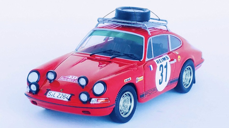 Porsche 911 S 2nd Rally Monte Carlo 1969 Larrousse-Gelin DS Modellismo Porsche 911 S 2nd Rally Monte scala 1:43