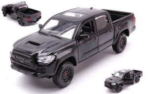 Toyota Tacoma Pick Up 2021 Black scala 1:24