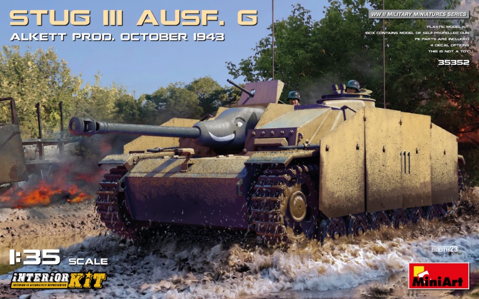 Stug III Ausf. G October 1943 Alkett Kit 1:35 DS Modellismo Stug III Ausf. G October 1943 scala 1:35