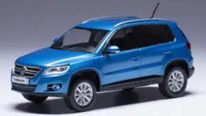 VW Tiguan 2007 Met.Blue scala 1:43 Ixo Model