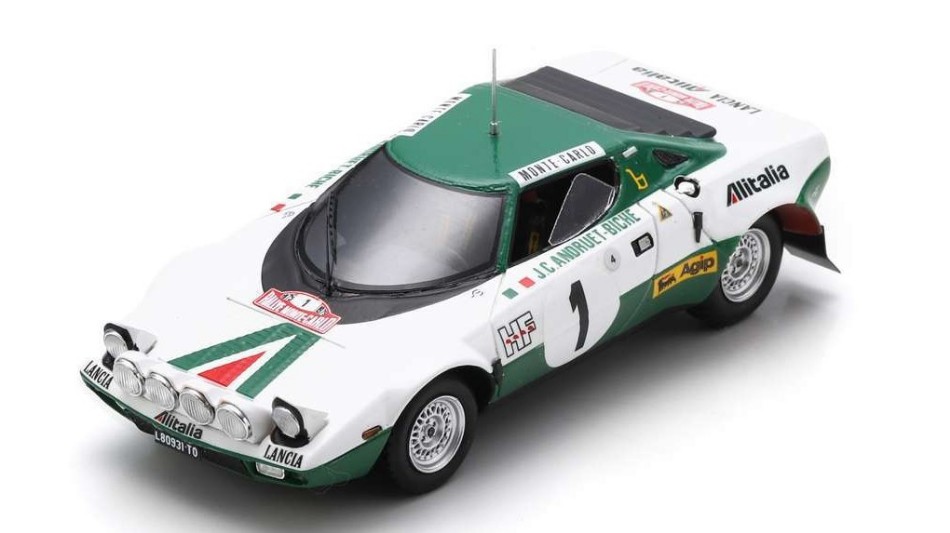 Lancia Stratos HF N.1 Rally Monte Carlo 1975 Andruet-Jouanny DS Modellismo Lancia Stratos Hf Rally Monte scala 1:43