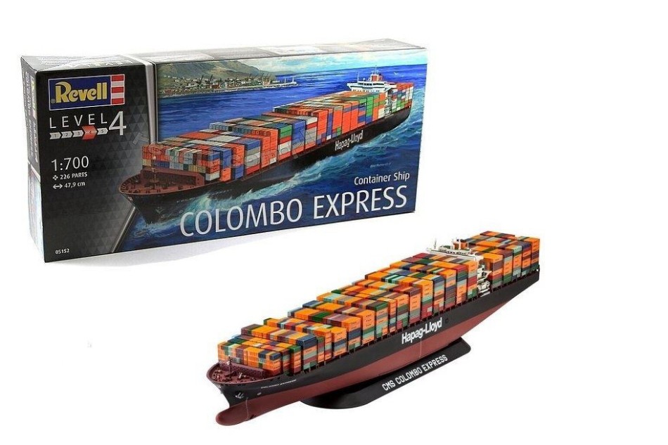 Portacontainer Ship "Colombo Express" Kit 1:700 DS Modellismo Portacontainer Ship "Colombo scala 1:700