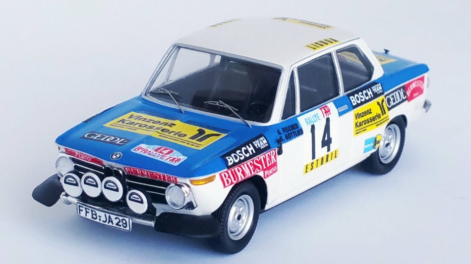 BMW 2002 Tii Tap Rally 1976 Fischer-Gottlieb DS Modellismo BMW 2002 Tii Tap Rally 1976 scala 1:43