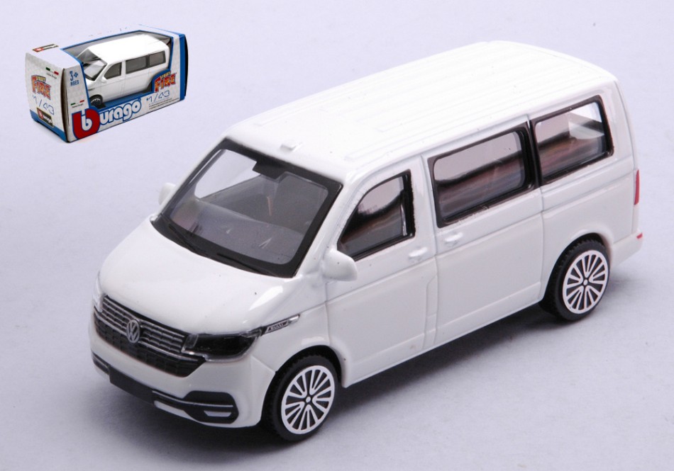 VW T6.1 Transporter 2020 White 1:43 DS Modellismo VW T6.1 Transporter 2020 White scala 1:43