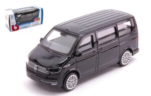 VW T6.1 Transporter 2020 Black scala 1:43