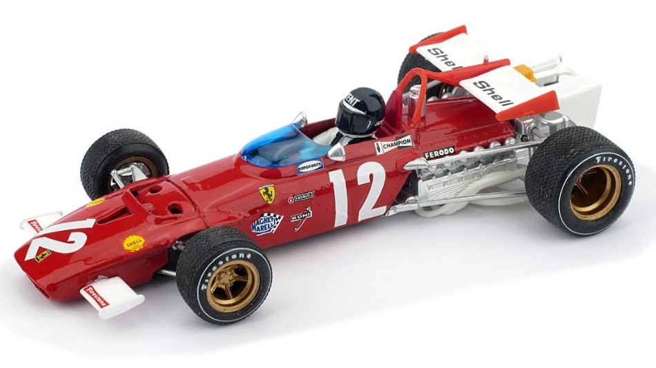 Ferrari 312B J.Ickx 1970 N.12 Winner Austrian GP W/Pilote 1:43 DS Modellismo Ferrari 312B J.Ickx 1970 Winner scala 1:43