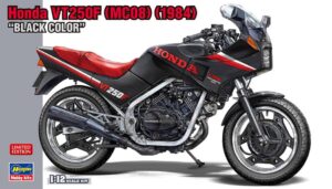 Honda VT250F 1984 Schwarz Kit scala 1:12